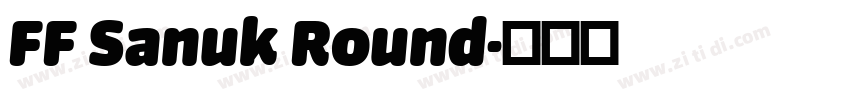FF Sanuk Round字体转换 FF Sanuk Round字体转换